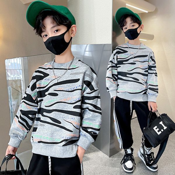 hoodies sweatshirts boys spring letter leopard print sweatshirt children long sleeves t shirt sport clothes 5 to 14yrs 220829, Black
hoodies sweatshirts boys spring letter leopard print sweatshirt children long sleeves t shirt sport clothes 5 to 14yrs 220829, Black