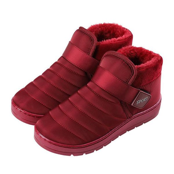 thick outdoor warm cotton shoes red black brown outdoor womens boots breathable slip on size 36-44, White;red
thick outdoor warm cotton shoes red black brown outdoor womens boots breathable slip on size 36-44, White;red