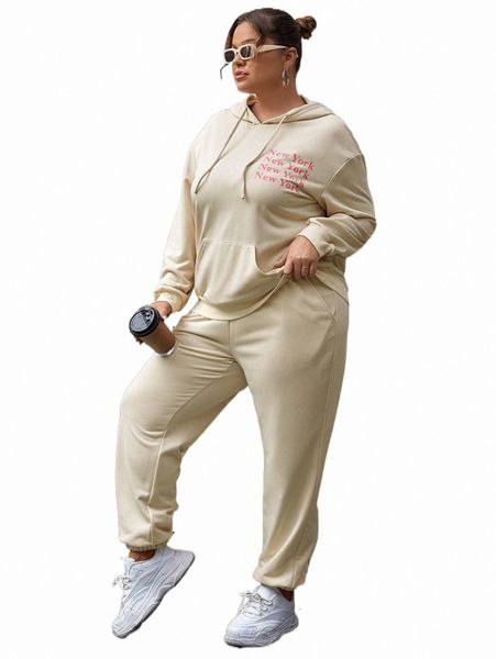 plus size dresses plus pocket front drawstring hoodie & sweatpants n5gs#, Black 
plus size dresses plus pocket front drawstring hoodie & sweatpants n5gs#, Black