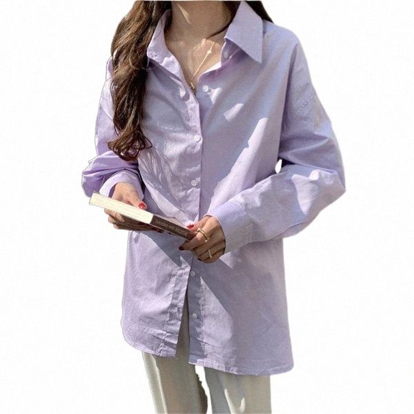 women's blouses & shirts women's blouses & shirts hzirip purple all match casual chic loose stylish femme 2022 basic streetwear o, White
women's blouses & shirts women's blouses & shirts hzirip purple all match casual chic loose stylish femme 2022 basic streetwear o, White