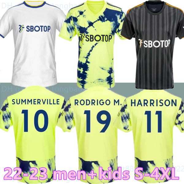 size s-4xl 22 23 bamford home soccer jerseys harrison aaronson 2022 2023 james rodrigo m sinisterra adams uniforms men kids football shirt f, Black;yellow
size s-4xl 22 23 bamford home soccer jerseys harrison aaronson 2022 2023 james rodrigo m sinisterra adams uniforms men kids football shirt f, Black;yellow