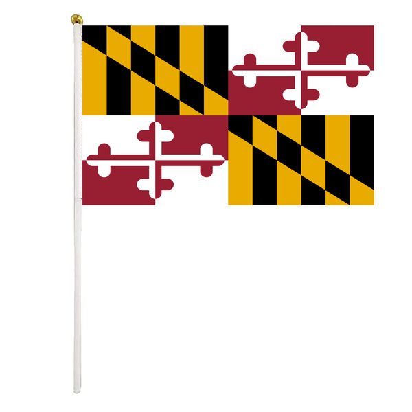 maryland handheld flag 14x21cm mini hand waving flag banner with plastic flagpole for office festival events celebration
maryland handheld flag 14x21cm mini hand waving flag banner with plastic flagpole for office festival events celebration