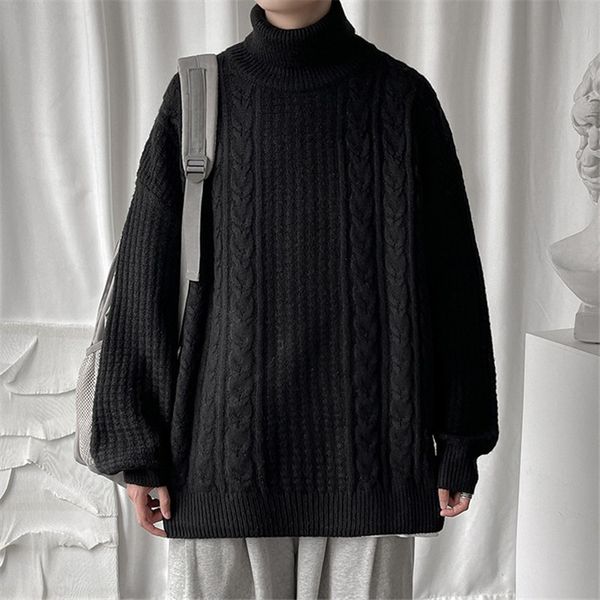 men's sweaters turtleneck loose oversized knitted pullovers fashion youthful vitality sweater plus size 5xl 220829, White;black
men's sweaters turtleneck loose oversized knitted pullovers fashion youthful vitality sweater plus size 5xl 220829, White;black