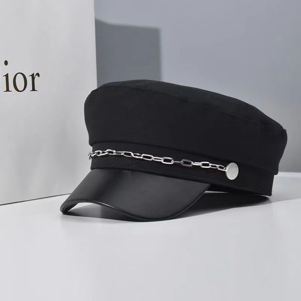 berets spring fashion leisure chain duck hat autumn winter flat versatile breathable beret womens retro octagonal painter hat c63 220829, Blue;gray
berets spring fashion leisure chain duck hat autumn winter flat versatile breathable beret womens retro octagonal painter hat c63 220829, Blue;gray