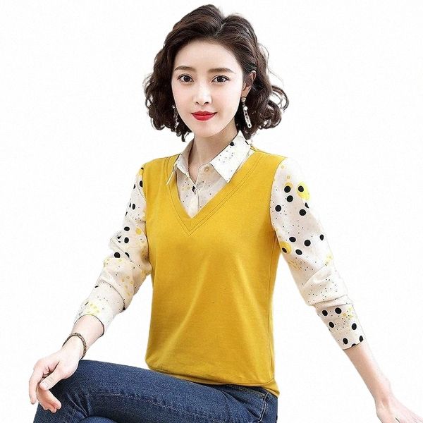 women's blouses & shirts women's blouses & shirts fake two-piece bottoming shirt women's 2022 trendy korean fashion polka dot, White
women's blouses & shirts women's blouses & shirts fake two-piece bottoming shirt women's 2022 trendy korean fashion polka dot, White