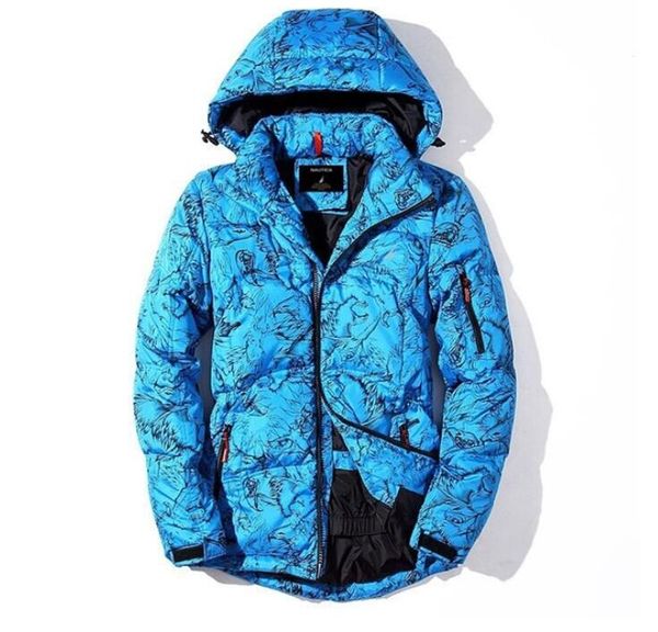 men's down coats eagle printed warm hooded parkas loose outerwear male white duck down puffer jacket casual coats, Black
men's down coats eagle printed warm hooded parkas loose outerwear male white duck down puffer jacket casual coats, Black