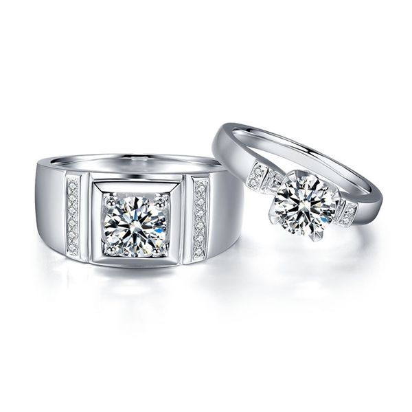 solitaire ring au750 18k white gold engagement 1ct diamond couple set for man and lady 220912, Golden;silver
solitaire ring au750 18k white gold engagement 1ct diamond couple set for man and lady 220912, Golden;silver