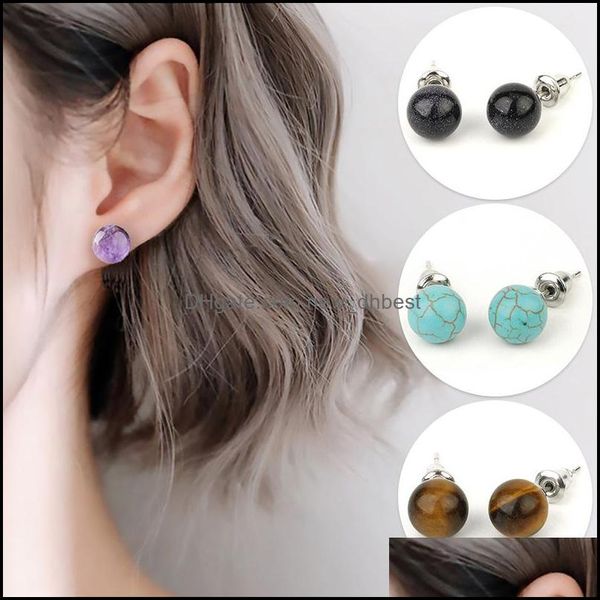 stud natural gem stone quartz crystal tiger eye round beads stud earrings simple ear handmade making jewelry women earring newdhdhtfq, Golden;silver
stud natural gem stone quartz crystal tiger eye round beads stud earrings simple ear handmade making jewelry women earring newdhdhtfq, Golden;silver