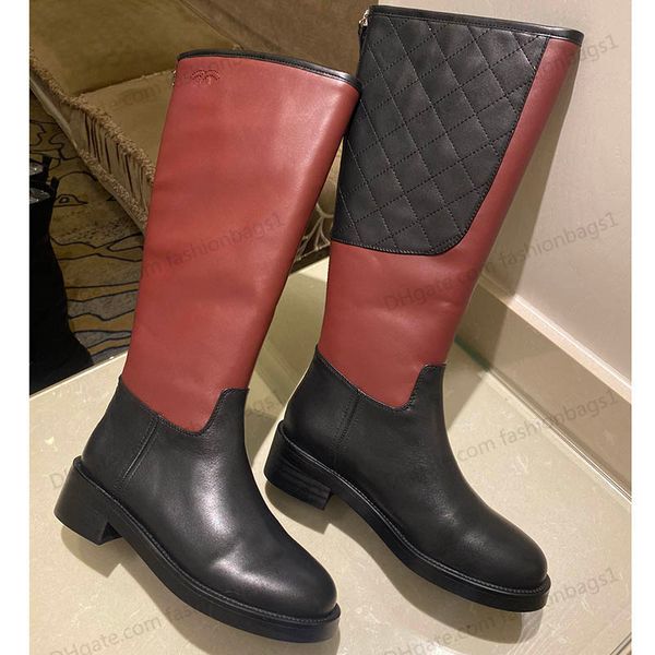 2022/23 france designer womens knee boots chunky heels calfskin fall winter with matelasse chain zippers rainboots fashion snow sock ankle b, Black
2022/23 france designer womens knee boots chunky heels calfskin fall winter with matelasse chain zippers rainboots fashion snow sock ankle b, Black