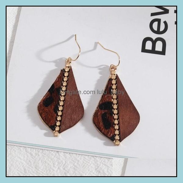 charm teardrop frame inspired splicing woood leopard print pu leather charms earrings geometric women jewelry drop delivery 2 lulubaby dh7kw, Golden
charm teardrop frame inspired splicing woood leopard print pu leather charms earrings geometric women jewelry drop delivery 2 lulubaby dh7kw, Golden