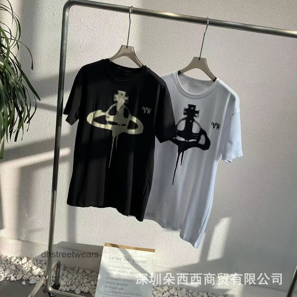 women's tee shirts the vivian westwood saturn short sleeve t - shirt women's summer round neck pullover loose large casual couple&, White
women's tee shirts the vivian westwood saturn short sleeve t - shirt women's summer round neck pullover loose large casual couple&, White