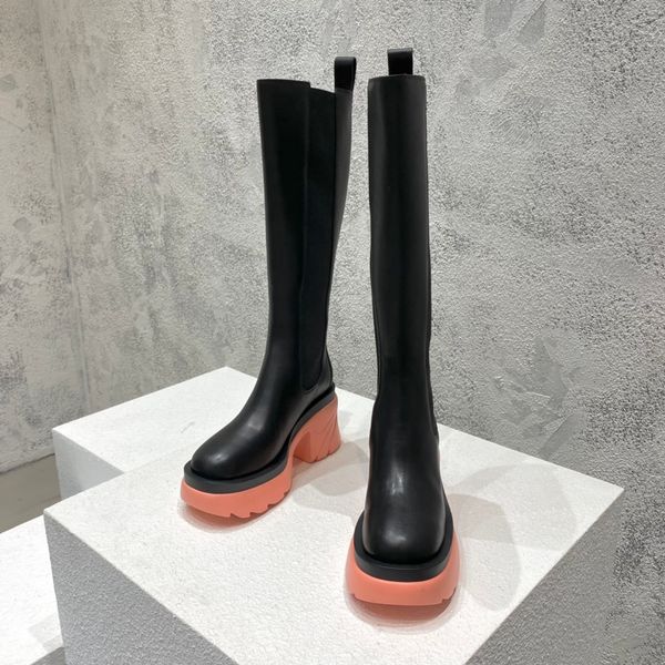 2022 new boots with high heels thick soles and high tubes are popular in spring and autumn euro 35-41 us 4-10, Black
2022 new boots with high heels thick soles and high tubes are popular in spring and autumn euro 35-41 us 4-10, Black