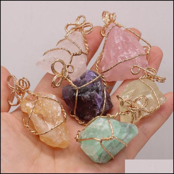 charms wire wrap irregar chakra natural stone charms pendant reiki healing crystal charm fashion diy necklace jewelry ma dhseller2010 dhfcv, Bronze;silver
charms wire wrap irregar chakra natural stone charms pendant reiki healing crystal charm fashion diy necklace jewelry ma dhseller2010 dhfcv, Bronze;silver