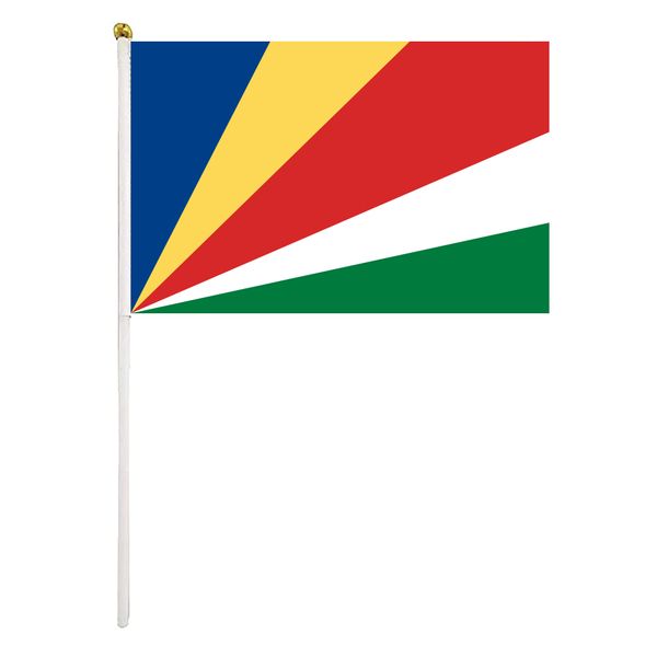 seychelles handheld flag 14x21 cm polyester mini hand waving flags with plastic flagpoles for festival events celebration
seychelles handheld flag 14x21 cm polyester mini hand waving flags with plastic flagpoles for festival events celebration