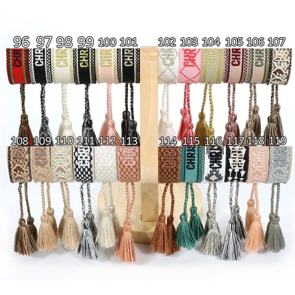 classic fashion brand bangles bracelets luxury women men handmade signature embroidered woven tassel adjustable bracelet jewelry friendship, Black
classic fashion brand bangles bracelets luxury women men handmade signature embroidered woven tassel adjustable bracelet jewelry friendship, Black