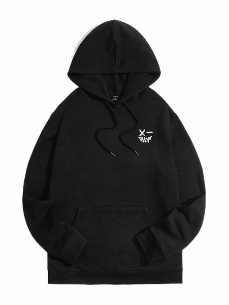 men's hoodies & sweatshirts men expression print kangaroo pocket drawstring hoodie j04t#, Black
men's hoodies & sweatshirts men expression print kangaroo pocket drawstring hoodie j04t#, Black