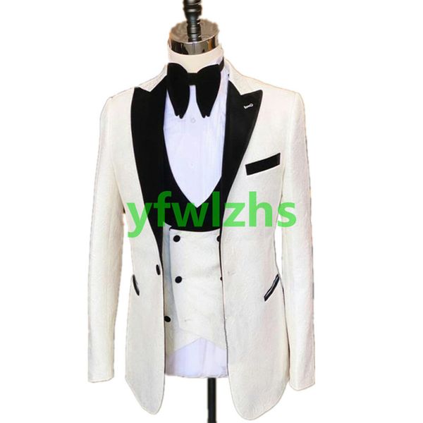 handsome embossing groomsmen peak lapel groom tuxedos mens wedding dress man jacket blazer prom dinner suits jacket pants tie vest w938, Black;gray
handsome embossing groomsmen peak lapel groom tuxedos mens wedding dress man jacket blazer prom dinner suits jacket pants tie vest w938, Black;gray