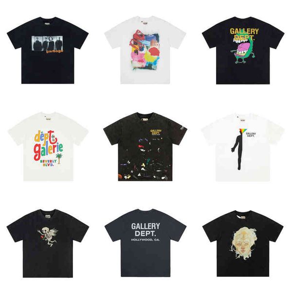 shirt 2022 designer t shirts depts loose gallerry cotton painted shirt casual oversized shirts retro short sleeve gd shirt qqya, White;black
shirt 2022 designer t shirts depts loose gallerry cotton painted shirt casual oversized shirts retro short sleeve gd shirt qqya, White;black