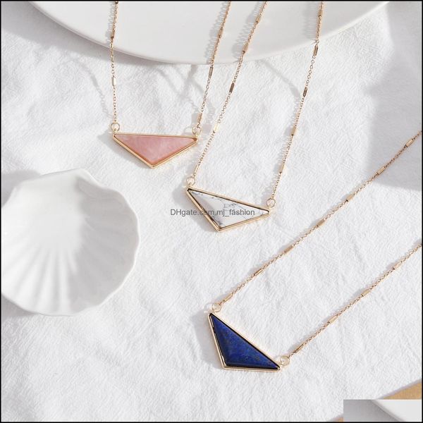 pendant necklaces fashion pink triangle lapis lazi turquoise rose quartz stone gold color statement necklace for women girl mjfashion dhcrd, Silver
pendant necklaces fashion pink triangle lapis lazi turquoise rose quartz stone gold color statement necklace for women girl mjfashion dhcrd, Silver