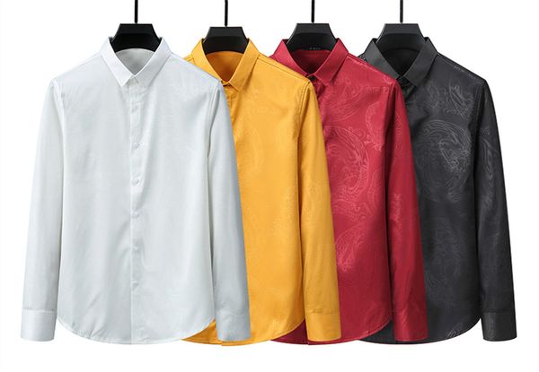 high end long sleeve shirts luxury brand designer mens casual shirts fashion men and women slim shirt tc05, White;black
high end long sleeve shirts luxury brand designer mens casual shirts fashion men and women slim shirt tc05, White;black