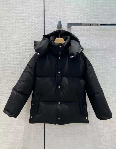 winter ladies down jacket fashion designer high-end white goose downs thickened solid color hooded bread down coat size sml, Black
winter ladies down jacket fashion designer high-end white goose downs thickened solid color hooded bread down coat size sml, Black