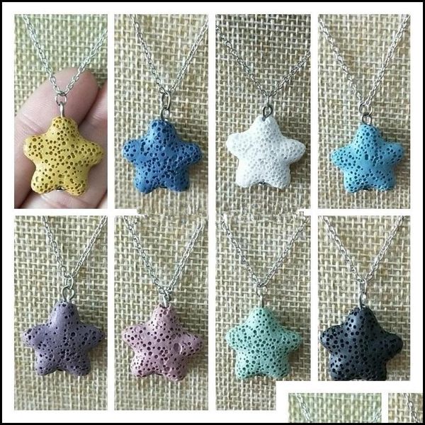 pendant necklaces starfsh lava rock volcano necklace aromatherapy essential oil diffuser necklaces black pendant stainle dhseller2010 dhm7d, Silver
pendant necklaces starfsh lava rock volcano necklace aromatherapy essential oil diffuser necklaces black pendant stainle dhseller2010 dhm7d, Silver