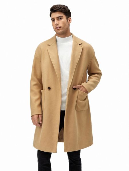 men's down & parkas men lapel neck patched pocket drop shoulder overcoat o6to#, Black
men's down & parkas men lapel neck patched pocket drop shoulder overcoat o6to#, Black