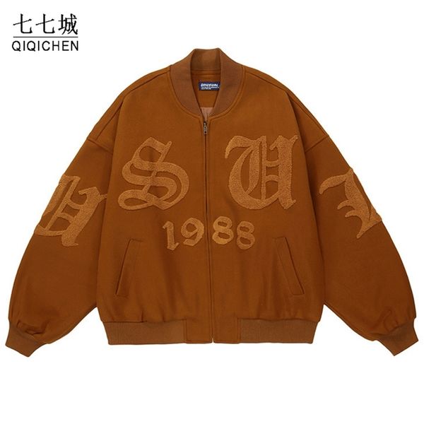 mens jackets mens bomber jackets letter embroidery flocking street oversized cotton baseball jacket women hiphop harajuku retro coat outwear, Black;brown
mens jackets mens bomber jackets letter embroidery flocking street oversized cotton baseball jacket women hiphop harajuku retro coat outwear, Black;brown