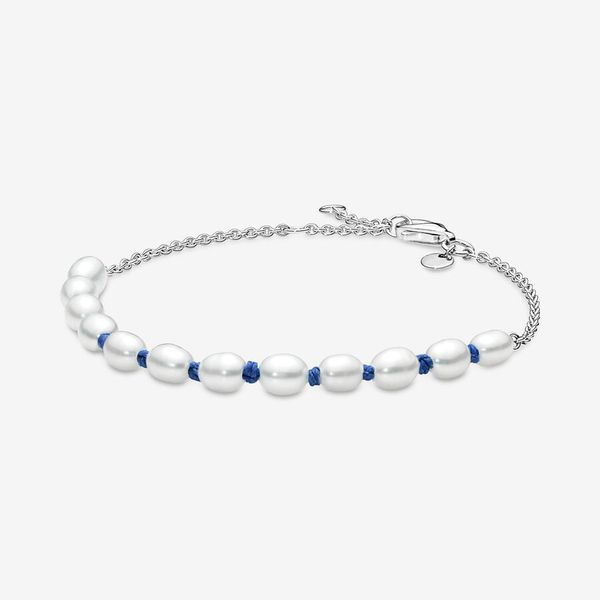 100% link 925 sterling silver treated freshwater cultured pearl blue cord chain bracelet for women fashion jewelry valentine's day gift, Black
100% link 925 sterling silver treated freshwater cultured pearl blue cord chain bracelet for women fashion jewelry valentine's day gift, Black