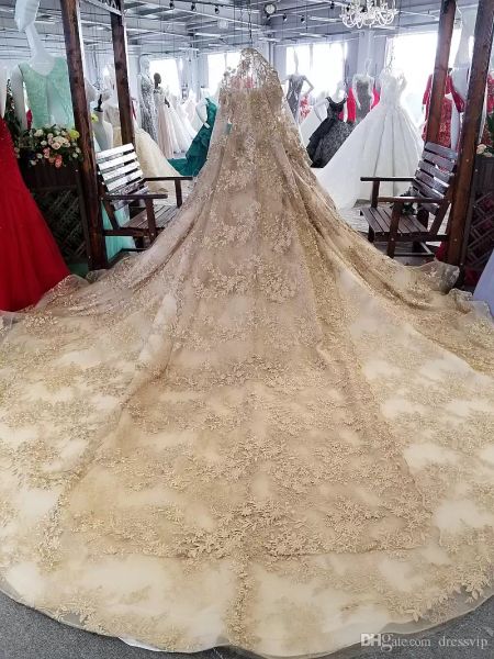2022 luxury champagne wedding dresses bridal gown half sleeves scoop necckline lace applique beaded tulle chapel train a line custom made pl, White
2022 luxury champagne wedding dresses bridal gown half sleeves scoop necckline lace applique beaded tulle chapel train a line custom made pl, White