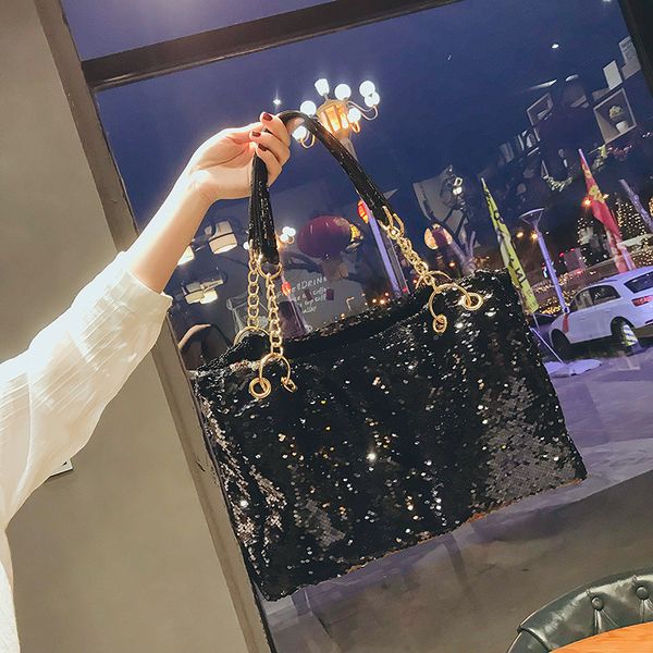 designer bags new sequin women's fashion shoulder color changing handbag large capacity chain women
designer bags new sequin women's fashion shoulder color changing handbag large capacity chain women