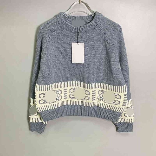 women's knits tees autumn and winter ce classic temperament jacquard round neck short knit celebrities loose sweater women, White
women's knits tees autumn and winter ce classic temperament jacquard round neck short knit celebrities loose sweater women, White