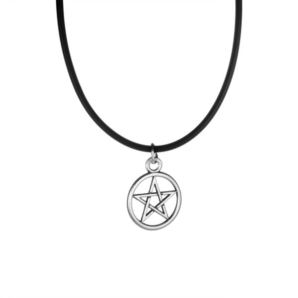 fashion punk retro silver color pendant necklace star pentagram clavicle chain choker charm black leather cord jewelry collar
fashion punk retro silver color pendant necklace star pentagram clavicle chain choker charm black leather cord jewelry collar