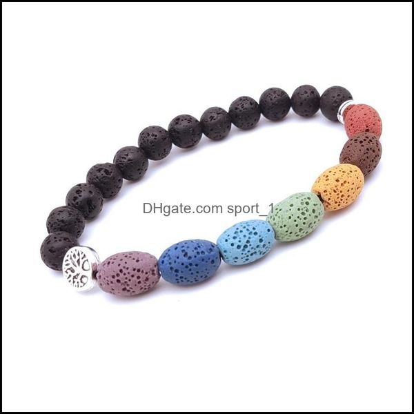 charm bracelets tree of life charms healing 7 chakras oval lava stone beaded bracelet essential oil diffuser bracelets hand st sport1 dhp7m, Golden;silver
charm bracelets tree of life charms healing 7 chakras oval lava stone beaded bracelet essential oil diffuser bracelets hand st sport1 dhp7m, Golden;silver