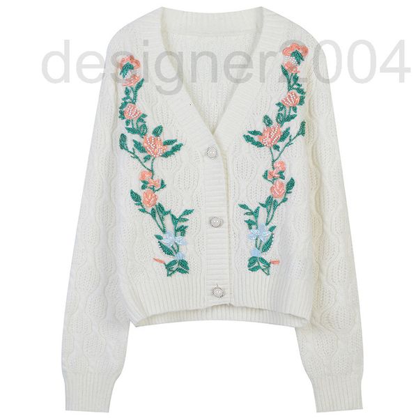 women's sweaters designer french 2021 autumn and winter new heavy industry flower embroidery fashion celebrity loose v-neck knitted car, White;black
women's sweaters designer french 2021 autumn and winter new heavy industry flower embroidery fashion celebrity loose v-neck knitted car, White;black