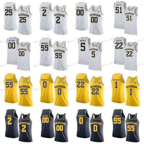 college basketball wears stitched custom 5 adrien nunez 51 austin davis 55 eli brooks michigan wolverines college men women youth jersey, Black
college basketball wears stitched custom 5 adrien nunez 51 austin davis 55 eli brooks michigan wolverines college men women youth jersey, Black