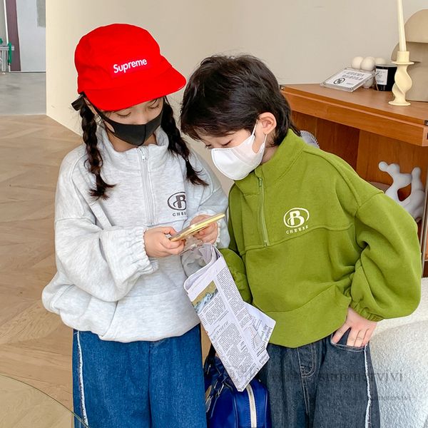 girls letter printed sports sweatshirt kids half zipper collar long sleeve pullover autumn children all-matching loose jumper q8185, Black
girls letter printed sports sweatshirt kids half zipper collar long sleeve pullover autumn children all-matching loose jumper q8185, Black