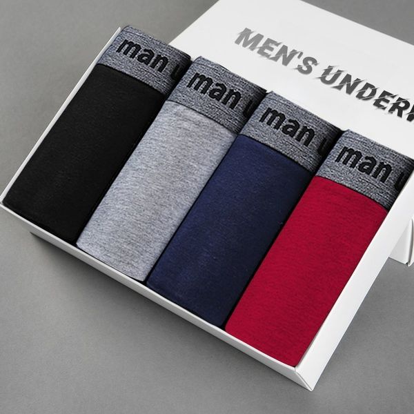 underpants 4pcs male panties cotton men's underwear boxers breathable man boxer solid comfortable brand shorts men underwear 365 220830, Black;white
underpants 4pcs male panties cotton men's underwear boxers breathable man boxer solid comfortable brand shorts men underwear 365 220830, Black;white