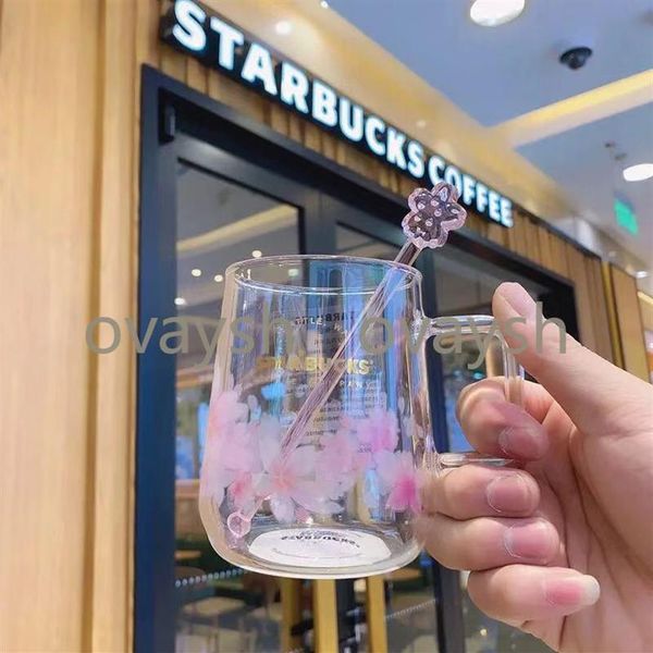 300ml starbucks laser sakura mugs pink coffee water cup with stirring rod large capacity good gift product235u
300ml starbucks laser sakura mugs pink coffee water cup with stirring rod large capacity good gift product235u