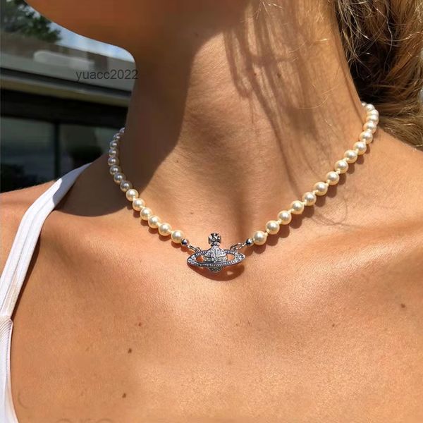 pendant necklaces ouyang nana's same vivian westwood necklace ins high sense classic full diamond saturn pearl spice girl clavicle neck, Silver
pendant necklaces ouyang nana's same vivian westwood necklace ins high sense classic full diamond saturn pearl spice girl clavicle neck, Silver