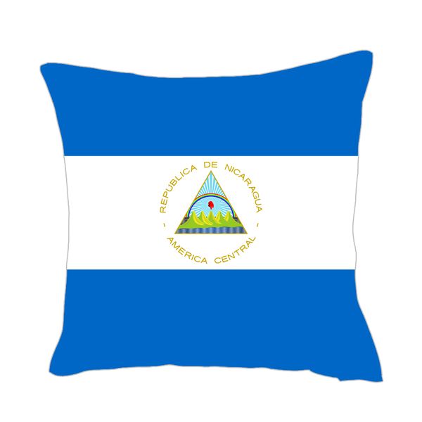 nicaragua flag throwpillow cover factory supply good price polyester satin pillow cover
nicaragua flag throwpillow cover factory supply good price polyester satin pillow cover