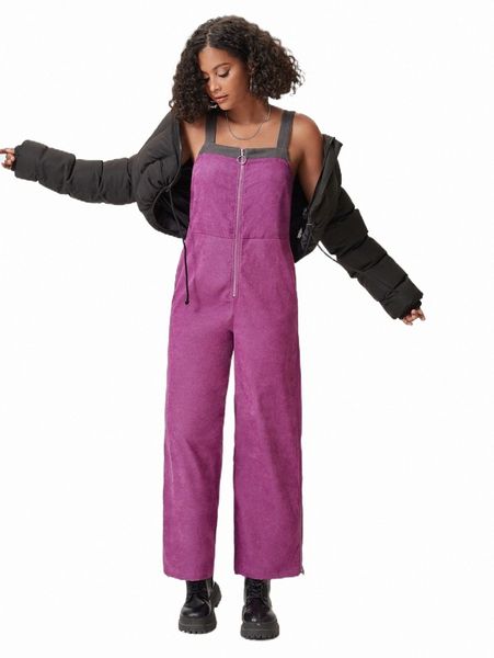 women's jumpsuits & rompers x nympheria contrast trim zip up corduroy overall jumpsuit without jacket i4li#, Black;white
women's jumpsuits & rompers x nympheria contrast trim zip up corduroy overall jumpsuit without jacket i4li#, Black;white