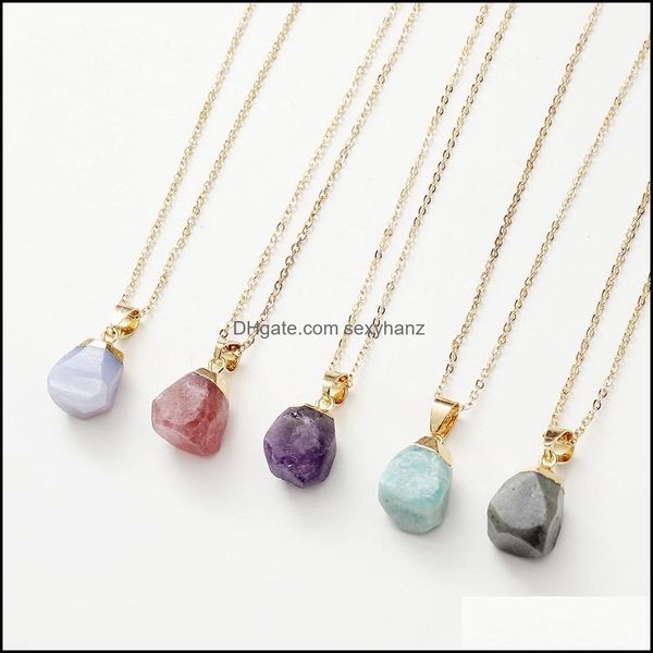 pendant necklaces gold plating edged birthstone healing crystal energy druzy quartz pendant necklaces fashion women men jewe sexyhanz dhqbb, Silver
pendant necklaces gold plating edged birthstone healing crystal energy druzy quartz pendant necklaces fashion women men jewe sexyhanz dhqbb, Silver