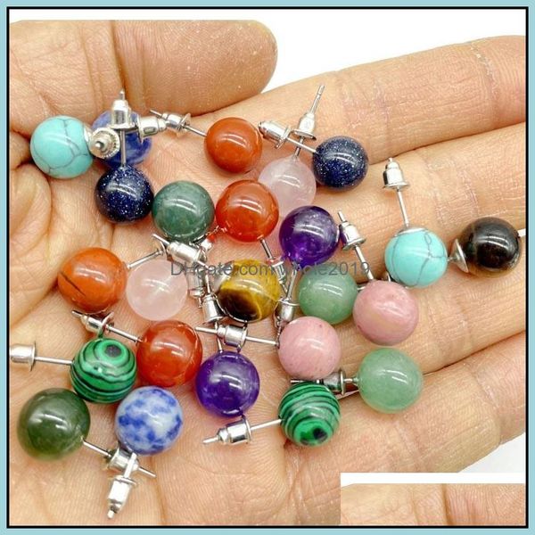 stud mix round ball beads natural stone stud earrings for women elegant fashion jewelry drop delivery 2021 dhseller2010 dhlhc, Golden;silver
stud mix round ball beads natural stone stud earrings for women elegant fashion jewelry drop delivery 2021 dhseller2010 dhlhc, Golden;silver