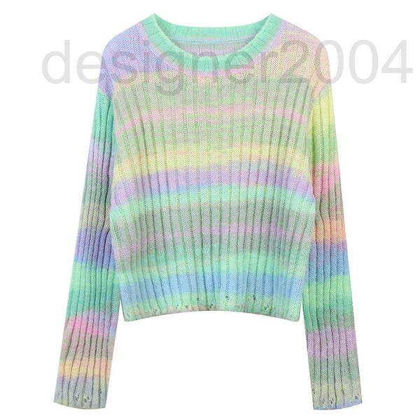 women's sweaters designer 2022 early autumn new women's knitted pullover with gradient color holes loose round neck long sleeve th, White;black
women's sweaters designer 2022 early autumn new women's knitted pullover with gradient color holes loose round neck long sleeve th, White;black