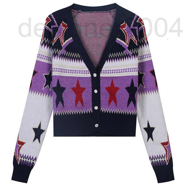 women's sweaters designer autumn and winter 2021 new women's wear contrast five pointed star jacquard slim fitting v-neck single b, White;black
women's sweaters designer autumn and winter 2021 new women's wear contrast five pointed star jacquard slim fitting v-neck single b, White;black