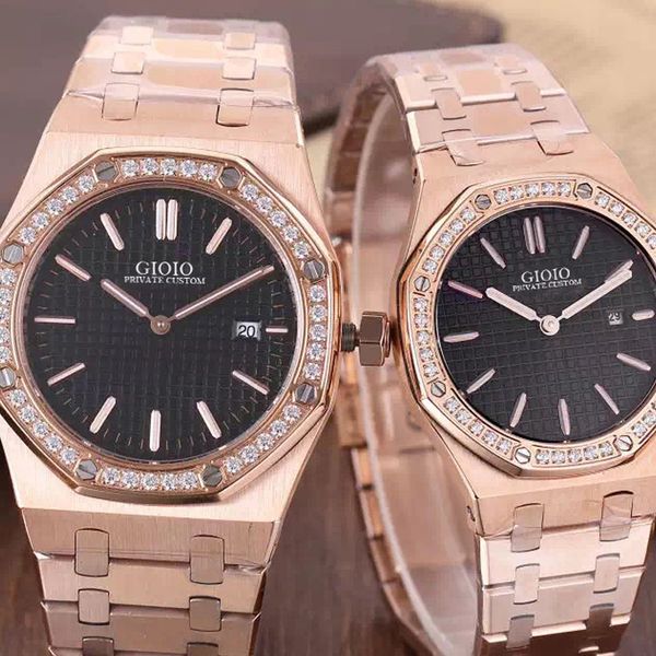 men women lady watch quartz sapphire rose gold black white diamonds, Slivery;brown
men women lady watch quartz sapphire rose gold black white diamonds, Slivery;brown