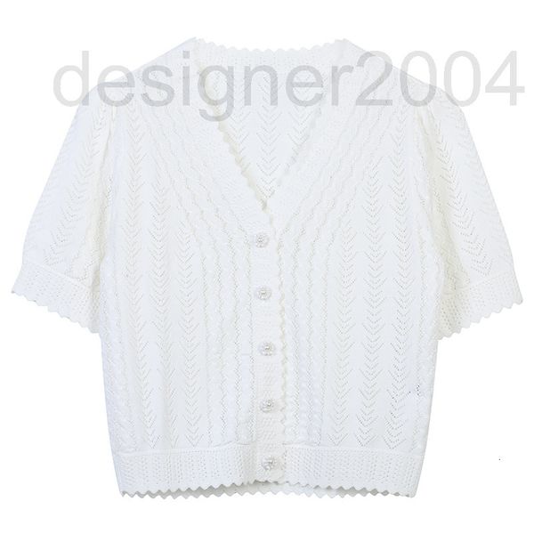 women's sweaters designer french knitted cardigan 2022 summer new white hollow out design temperament pearl button v-neck short thin ye, White;black
women's sweaters designer french knitted cardigan 2022 summer new white hollow out design temperament pearl button v-neck short thin ye, White;black
