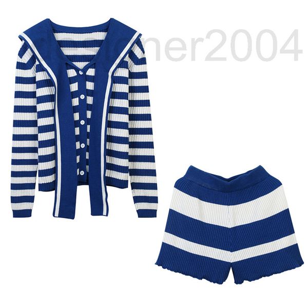 women's blouses & shirts designer high end women's wear early autumn new pants set stripe color contrast navy collar single breast, White
women's blouses & shirts designer high end women's wear early autumn new pants set stripe color contrast navy collar single breast, White