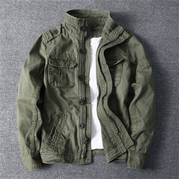 men's jackets autumn winter mens camo sportswear thick khaki men military camouflage coat male outdoor work cargo 220830, Black;brown
men's jackets autumn winter mens camo sportswear thick khaki men military camouflage coat male outdoor work cargo 220830, Black;brown
